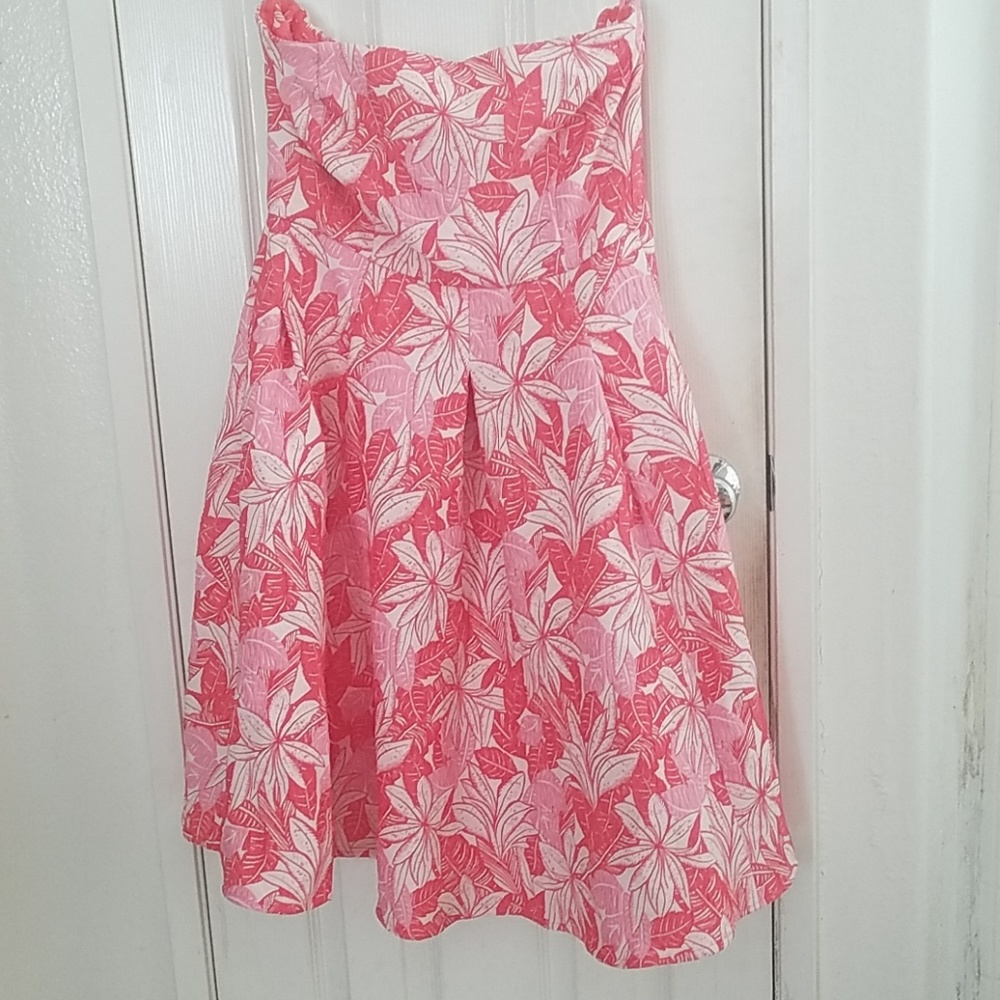 Eva Mendes fit and flair dress